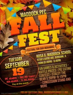 Flyer of Fall Fest